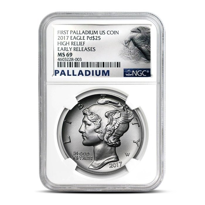 1 oz American Palladium Eagle Coi