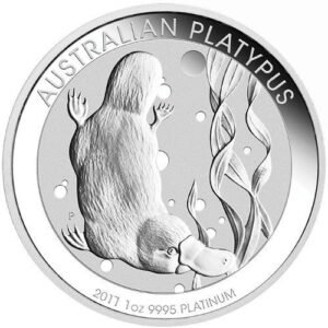 2017 1 oz Australian Platinum Platypus Coin (BU)