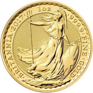 2017 1 oz British Gold Britannia Coin (BU)
