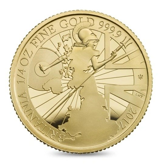 2017 1/4 Proof oz Gold Britannia Coin Boxed - Image 3