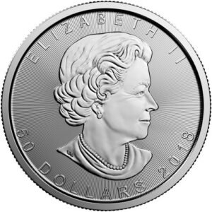 2018 1 oz Canadian Platinum Maple Leaf Coin
