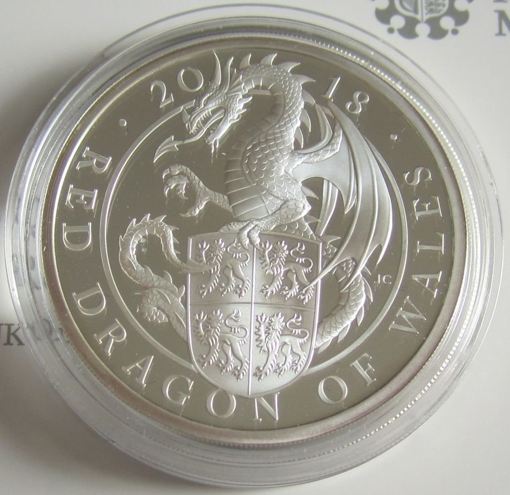 10 oz Proof British Silver Queens Be
