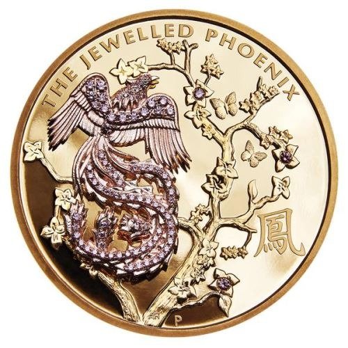 10 oz Proof Phoenix Jewelled Gold Co