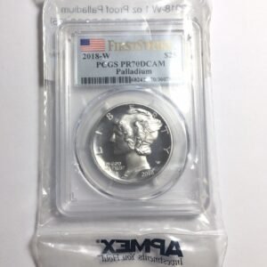 2018-W 1 oz Proof American Palladium Eagle Coin PCGS PR70 DCAM