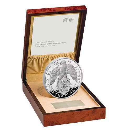 2019 1 Kilo Proof British Silver Que