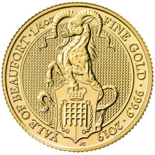 2019 1/4 oz British Gold Queens Beas