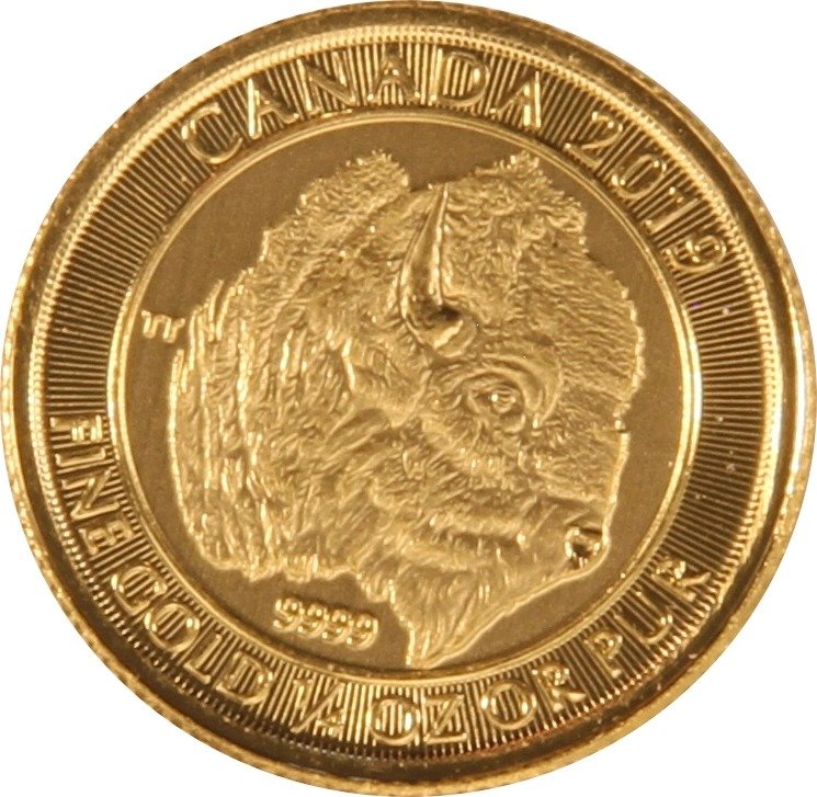 2019 1/4 oz Canadian Buffalo Gold Co
