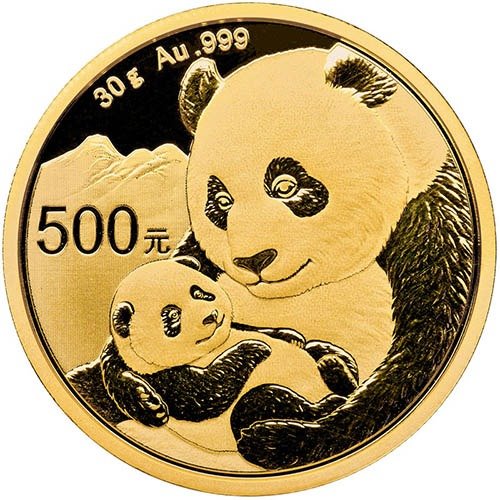 2019 30 Gram Chinese Gold Panda Coin