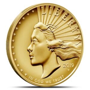 2019-W 1 oz American Liberty High Relief Gold Coin (Box + CoA)
