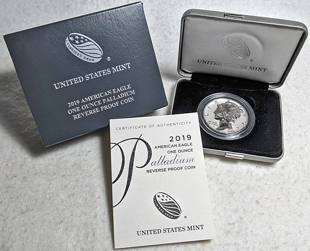 2019-W 1 oz American Palladium Eagl