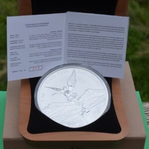 2020 1 Kilo Proof Mexican Silver Libertad Coin (Box + CoA)