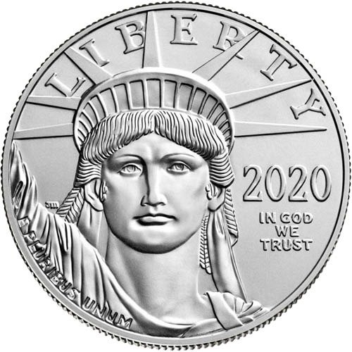 2020 1 oz American Platinum Eagle Co