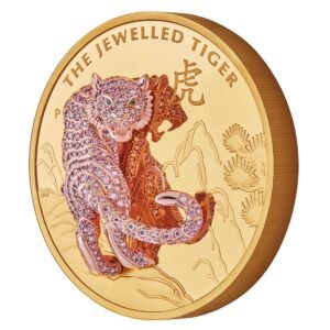 2020 10 oz Proof Jewelled Tiger Gold Coin