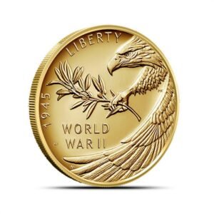 2020 1/2 oz End of WWII 75th Anniversary Gold Coin (Box + CoA)