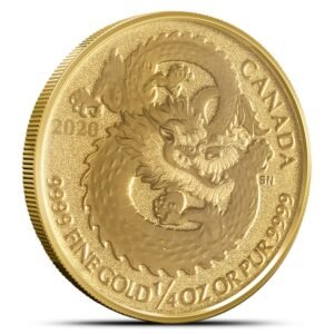 2020 1/4 oz Canadian Dragon Gold Coin