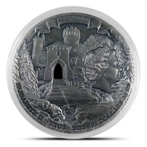 2021 1 Kilo Niue Blood Of Elves The Witcher Series Silver Coin (Box + CoA)