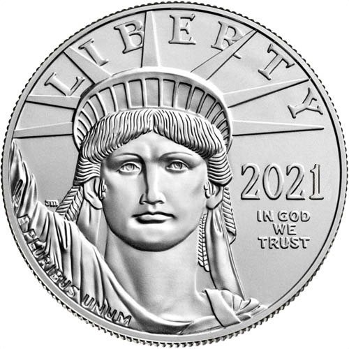 2021 1 oz American Platinum Eagle Co
