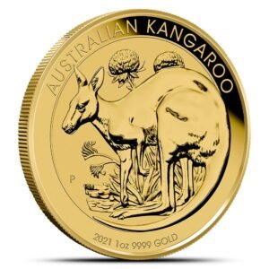 2021 1 oz Australian Gold Kangaroo Coin (BU)
