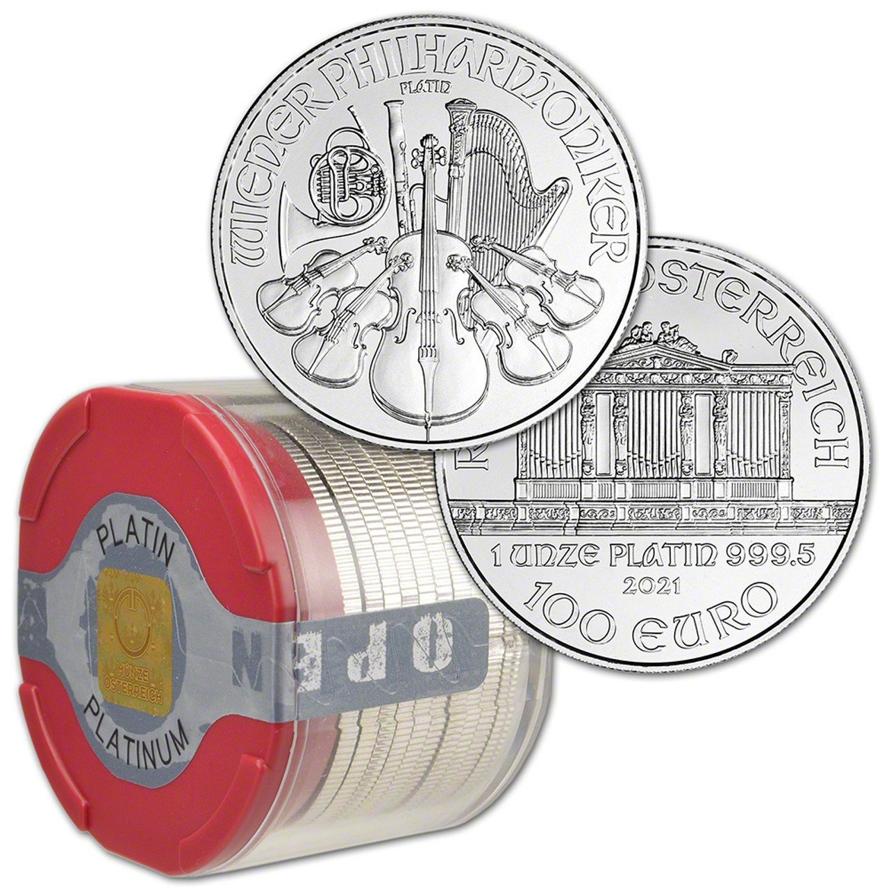 1 oz Austrian Platinum Philharmon
