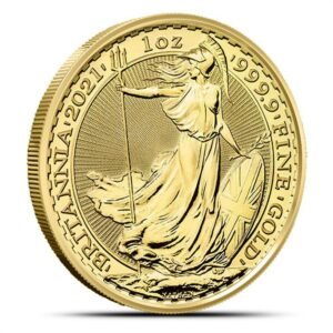2021 1 oz British Gold Britannia Coin (BU)
