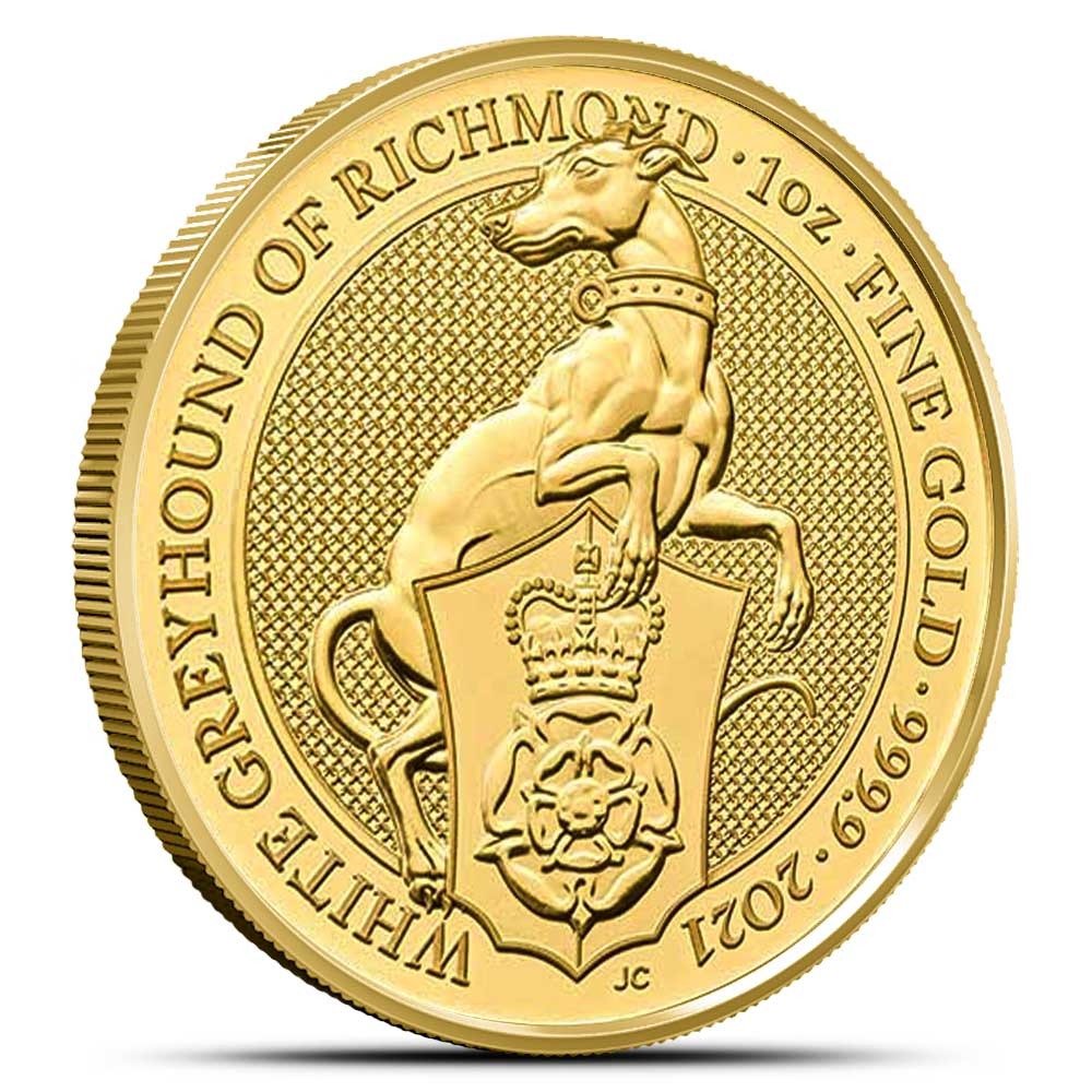1 oz British Gold Queens Beast White