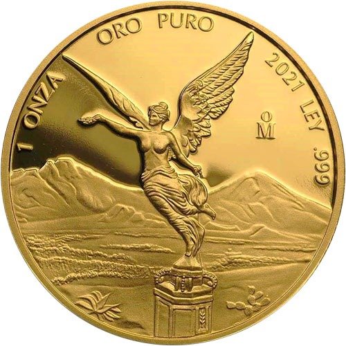 2021 1 oz Proof Mexican Gold Liberta