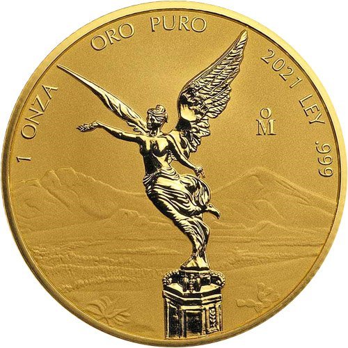 1 oz Reverse Proof Mexican Gold Lib
