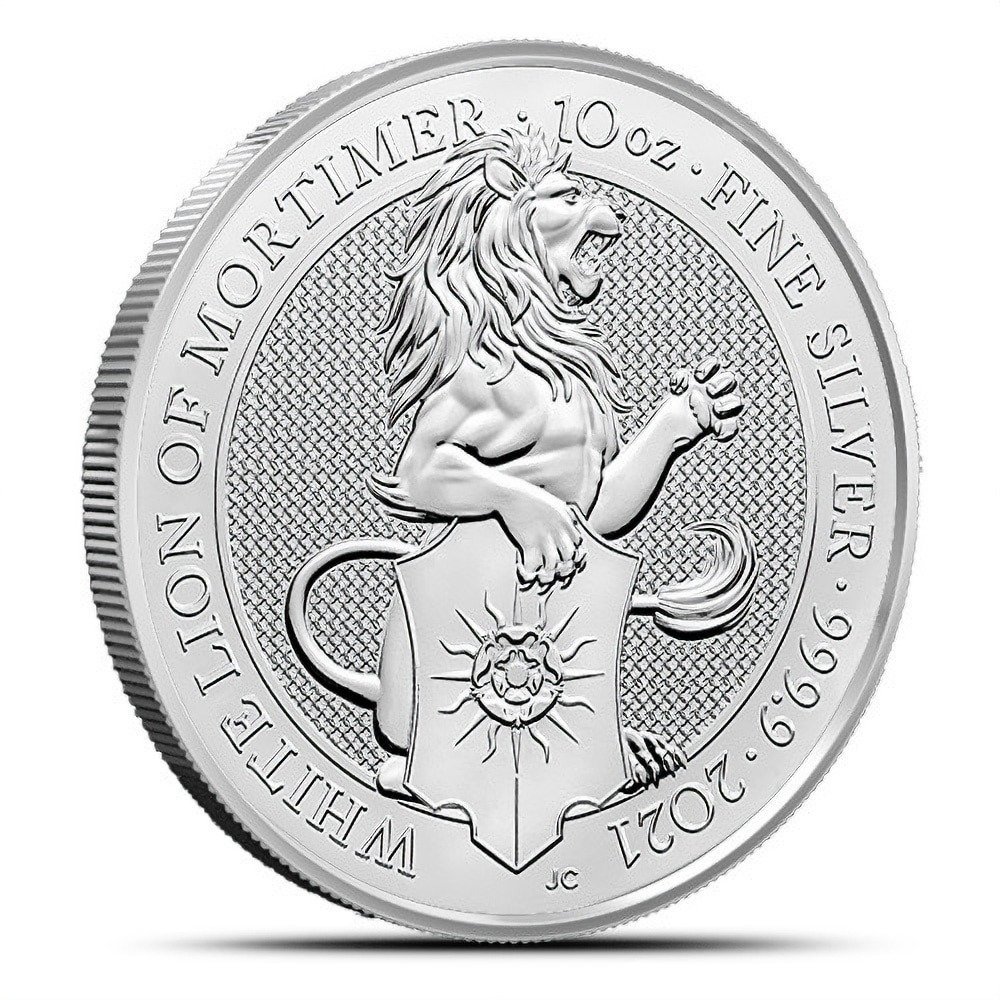 10 oz British Silver Queens Beast Wh