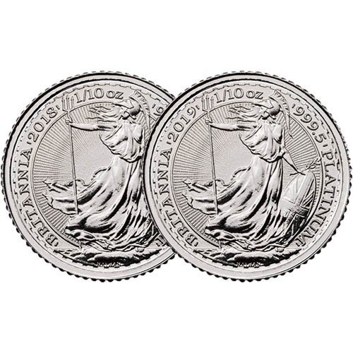 1/10 oz British Platinum Britannia