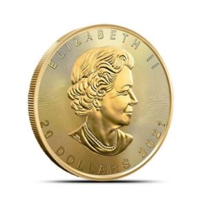 2021 1/2 oz Canadian Gold Maple Leaf Coin (BU)