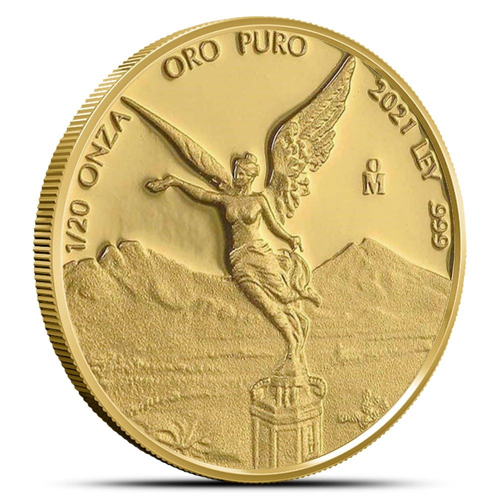 2021 1/20 oz Proof Mexican Gold Libe