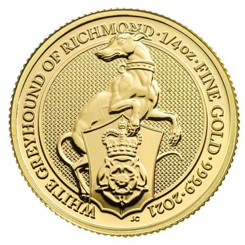 2021 1/4 oz British Gold Queens Beas
