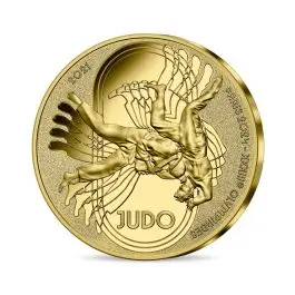 1/4 oz Proof French Olympic Judo Gol