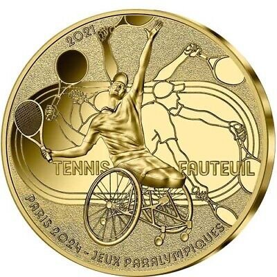 1/4 oz Proof French Olympic Wheelcha