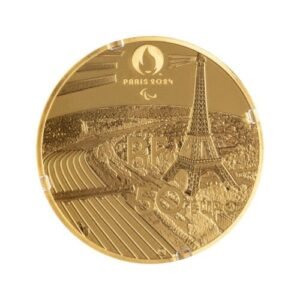 2021 1/4 oz Proof French Tokyo to Paris Handover Gold Coin (Box + CoA)