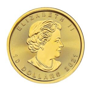 2021 1/4 oz Canadian Maple Leaf Gold Coin