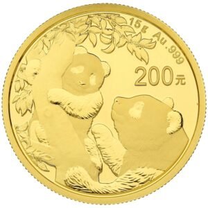 2021 15 Gram Chinese Panda Gold Coin
