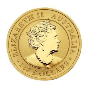 2021 1 oz Australian Kangaroo Gold Nugget Coin