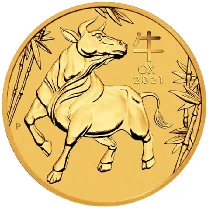 1 oz Perth Mint Year of the Ox Gold