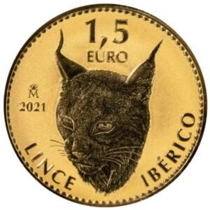 2021 1 oz Spanish Gold Iberian Lynx