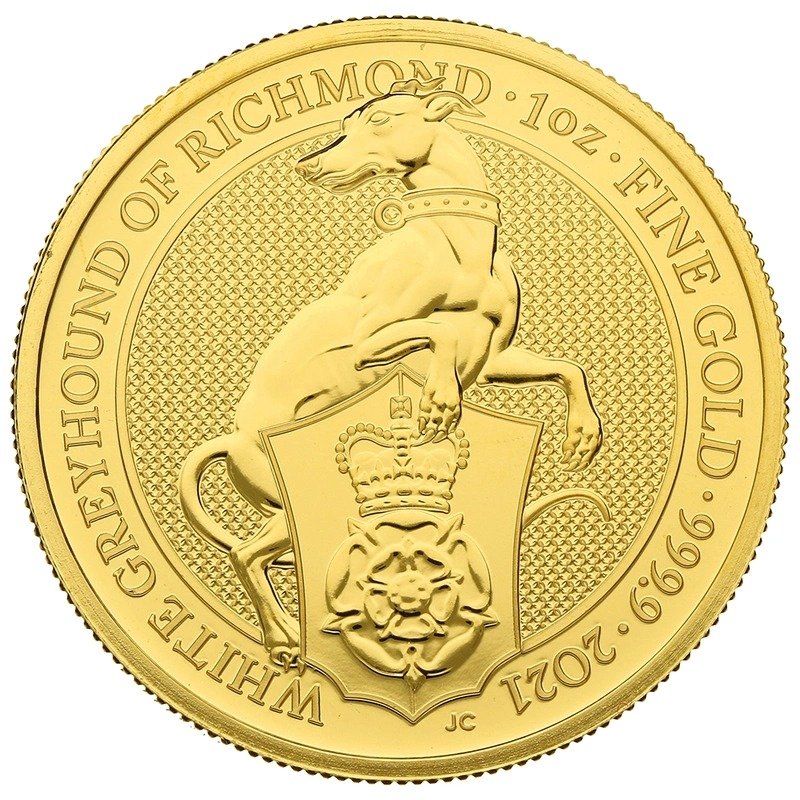 1 oz White Greyhound of Richmond Gol