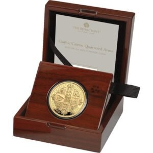 2 oz Proof British Gold Gothic Cro