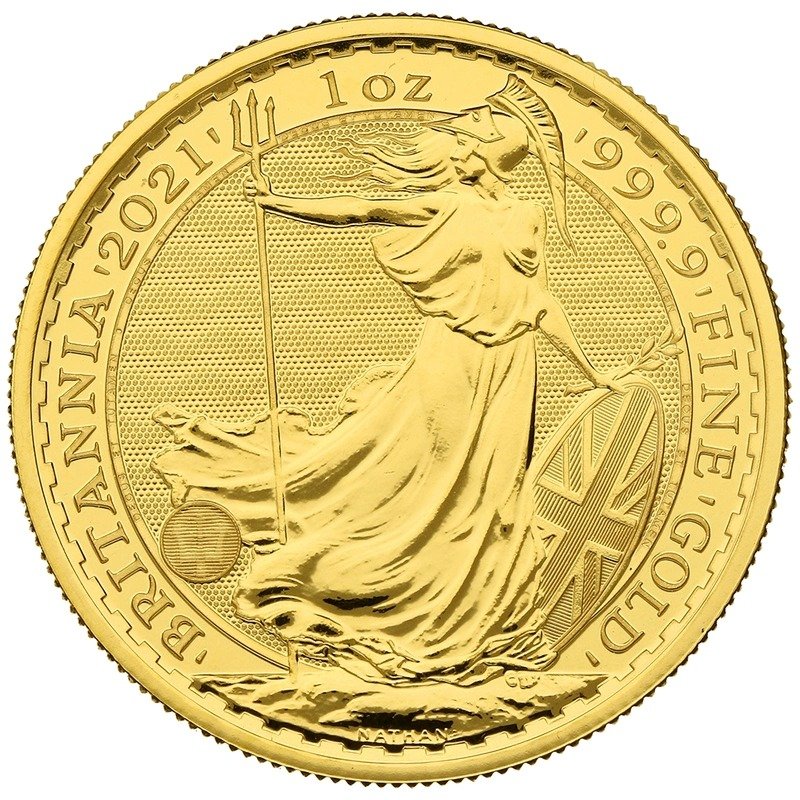 2021 Gold Britannia 1 oz Coin PCGS MS69 - Image 2