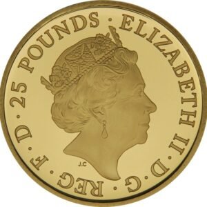 2021 Proof 1/4 oz Griffin of Edward III Gold Coin Coin Queen’s Beasts Boxed