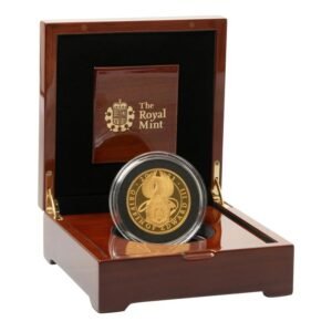 2021 Proof 5 oz Griffin of Edward III Gold Coin Queen’s Beasts Boxed