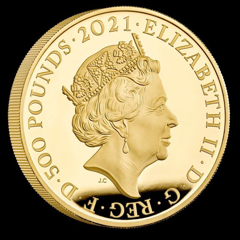 2021 Proof 5 Oz The Who Gold Coin Music Legends Boxed - Image 2