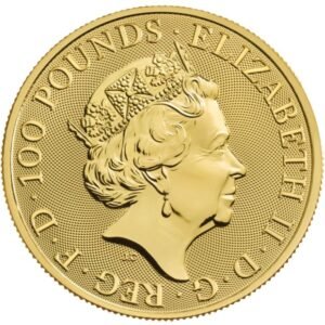 2021 1 oz Queens Beasts Completer Gold Coin
