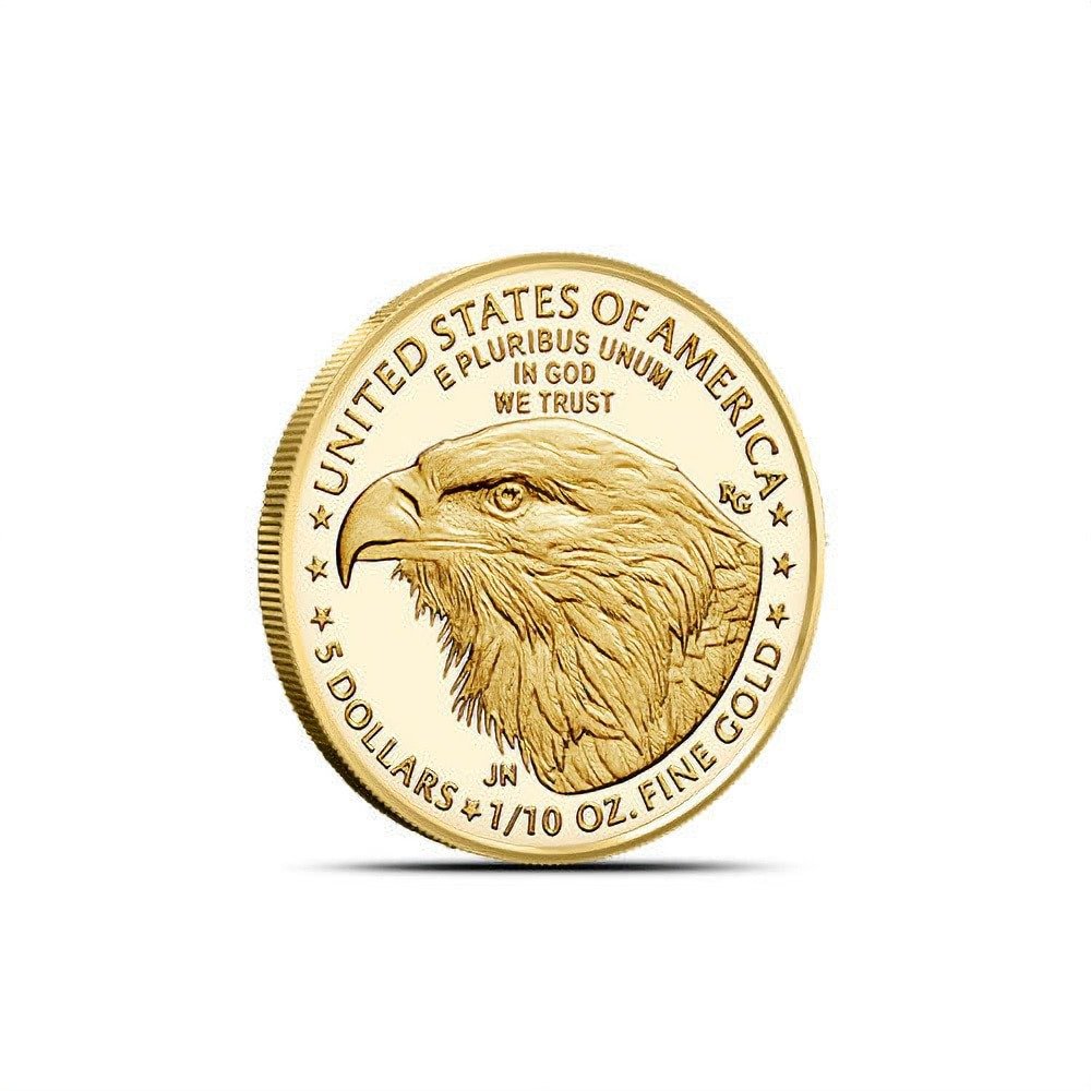 2021-W 1/10 oz Proof American Gold Eagle Coin (Box + CoA, Type 2) - Image 3