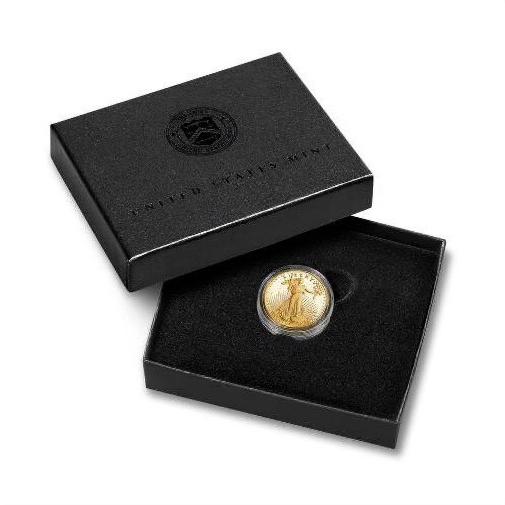 2021-W 1/4 oz Proof American Gold Eagle Coin (Box + CoA, Type 2) - Image 4