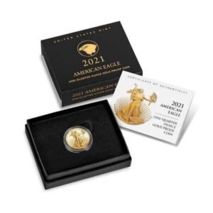 2021-W 1/4 oz Proof American Gold Eagle Coin (Box + CoA, Type 2)